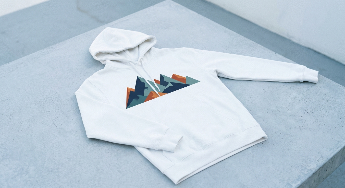 Hoodie con un gráfico estilo cómic de un superhéroe